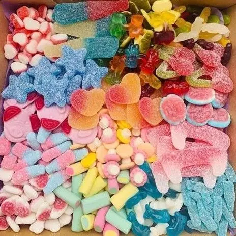 Benhe massa 1kg por saco de mistura de forma dos desenhos animados bonito gummy doces fruta falvor doces para crianças