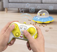 Nouveau design Jouet distributeur de friandises interactif pour animaux de compagnie en forme de pieuvre avec lumière et son