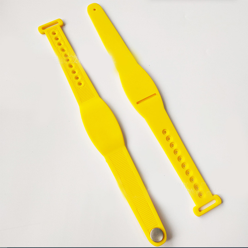 Factory Wholesale Wristband ISO144443A RFID Waterproof Silicone Bracelet Watch Full Color Printing Adjustable RFID NFC Band