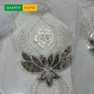 Tenda trasparente con ricamo turco, 100% <span class=keywords><strong>tende</strong></span> da finestra <span class=keywords><strong>in</strong></span> <span class=keywords><strong>Tulle</strong></span> bianco <span class=keywords><strong>e</strong></span> poliestere di lusso di fascia alta - Product Image 5