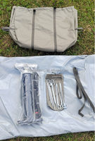 Tente gonflable super imperméable de 12 mètres carrés avec fixation au auvent, en tissu Oxford 420D, pour portes AB ㎡   Version Pro