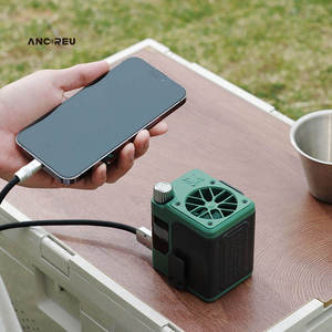 2024 nouveau 10000mah USB haute vitesse taille Clip Portable ventilateur Rechargeable batterie puissance voyage en plein air refroidissement ventilateur portable - Product Image 4