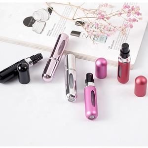 Atomizador en aerosol de aluminio de cabeza redonda económico y recargable de 5ml, botella de probador de Perfume de vidrio para llenado de Perfume - Product Image 4