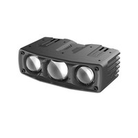 G3 Offres Spéciales 95W 75W Phare de calandre LED à 3 yeux haute puissance avec lentille à haute réfraction et large application pour SUV UTV