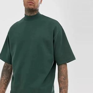 T-shirt ample pour homme, 100% coton, épaules tombantes, streetwear, qualité, logo personnalisé, t-shirt uni pour homme - Product Image 4