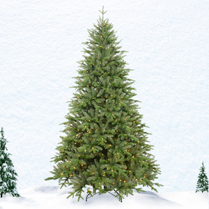 Nouveau Style vente vert Pe Pvc sapin de noël haut de gamme ornements de noël arbre de noël artificiel décoratif - Product Image 1