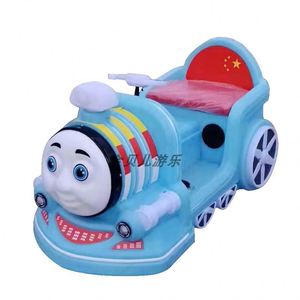 รถไฟโทมัสขนาดเล็ก รถบั๊มพ์เปอร์ อุปกรณ์สวนสนุกสำหรับเด็ก ทำจากพลาสติกและโลหะ ใช้ได้ทั้งในร่มและกลางแจ้ง เหมาะสำหรับเล่นที่บ้าน แบบคู่ พ่อแม่ลูกเล่นด้วยกัน - Product Image 1