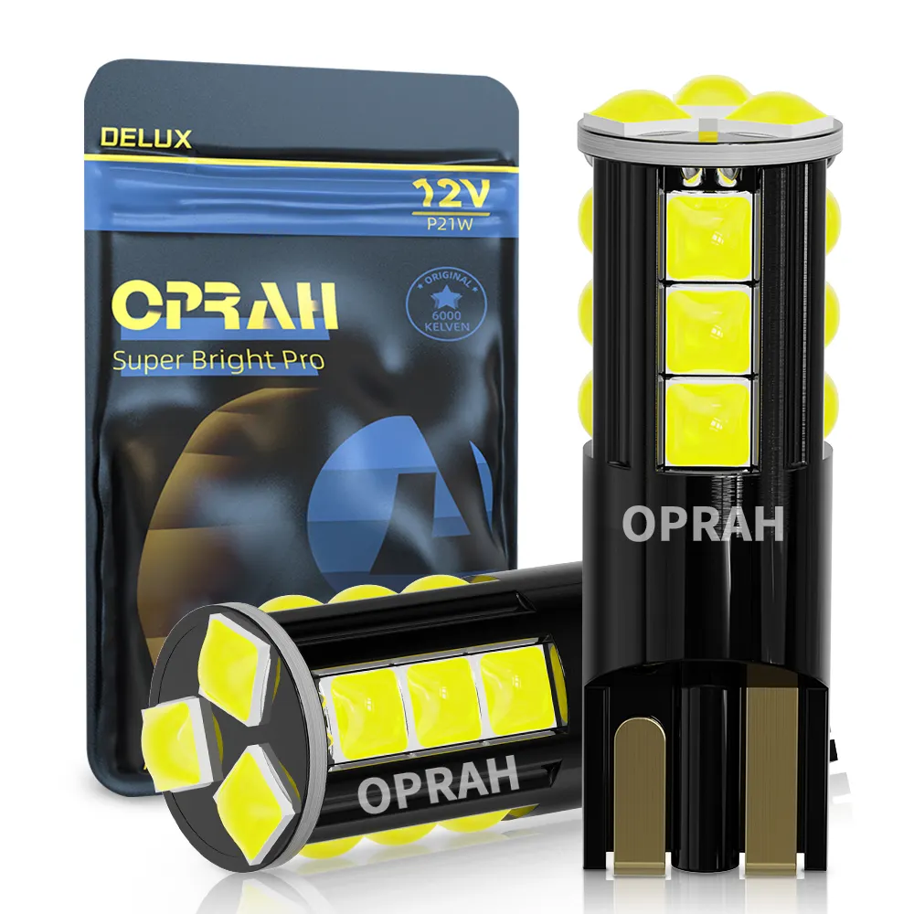 Luz de alta potência de Oprah T10 LED 12v 800lm LED W5w T10-3030-10 W5w para luz interna do carro