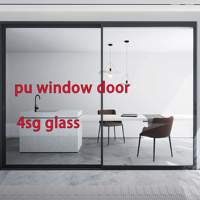 Fournisseur de fenêtres en PU, porte isolée en polyuréthane sur mesure, résistante à la corrosion, résistante aux températures élevées et basses, porte en PU