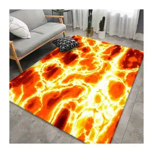 hot Modern Minimalist Geometric Pattern Printed Bedside Carpet Mat Living Room Carpet Simple Light Luxury Carpet Rugs