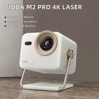   Projecteur laser couleur M2 Pro 1200 lumens 4K UHD Smart Home Cinéma avec haut-parleurs intégrés Portable Auto USB3.0