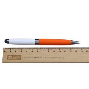 ปากกาลูกลื่นโลหะคุณภาพสูงแบบ 2 in 1 รุ่นใหม่ พรีเมียม ใช้ได้กับหน้าจอสัมผัส สีเงิน  รับสกรีนโลโก้ ของขวัญส่งเสริมการขายสำหรับธุรกิจ - Product Image 5