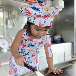 Nhà Máy Trực Tiếp Thiết Kế Tùy Chỉnh Kids Art Tranh <span class=keywords><strong>Smock</strong></span> Với Tay Áo Tạp Dề Không Thấm Nước - Product Image 2