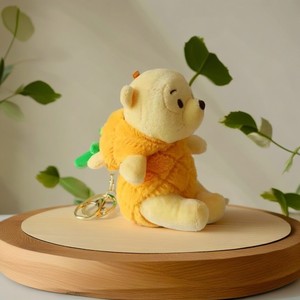 Mini Peluche Douce Ours Ananas Mignon avec Impression UV et Porte-clés - Product Image 5