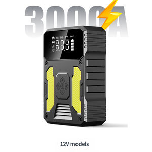 Inflador de neumáticos multifunción de alta potencia, arrancador de batería de 12V con compresor de aire, <span class=keywords><strong>Banco</strong></span> de energía portátil, arrancador de batería de coche con bomba de aire - Product Image 2