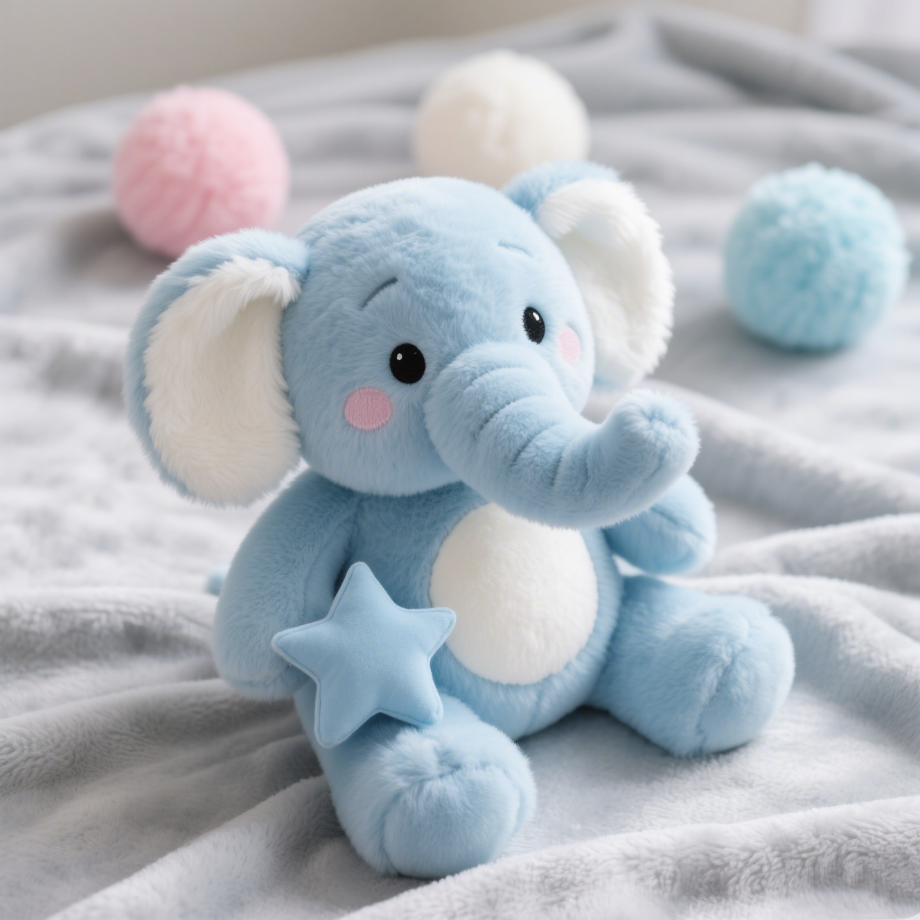 Encantador y Acogedor elefante bebé animal para el Deleite y la