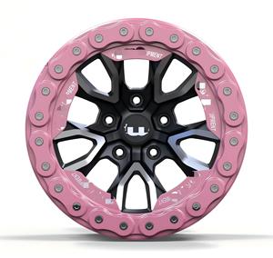 Rines Xywheel Forjados Personalizados con Diseño Rosa, Rin con Bloqueo de Talón para Jeep Wrangler Sport RHD Rubicon <span class=keywords><strong>Sahara</strong></span> <span class=keywords><strong>4X4</strong></span> Todoterreno G63 Defender F150 - Product Image 2