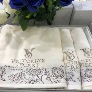 100% cotton cut pile/ jacquard /embroidered towel bath towel set