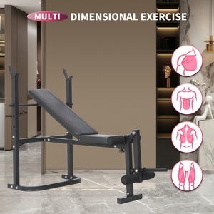 <span class=keywords><strong>Banc</strong></span> de musculation réglable en acier, rack de gym multifonctionnel pliable tout-en-un, équipement de gym à domicile, rack de squat pour haltères et barres - Product Image 5