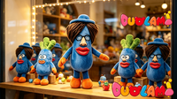 Boneka Karakter Kartun Plushie Lembut Isi Dakron untuk Hadiah Promosi Boneka Plushie Custom