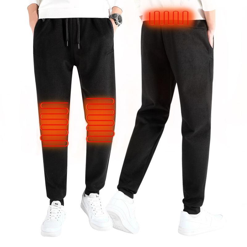 Men's USB Graphene Carbon Fiber Heated Pants Three-speed Temperature  Control Heated Pants Men Heated Pants Winter