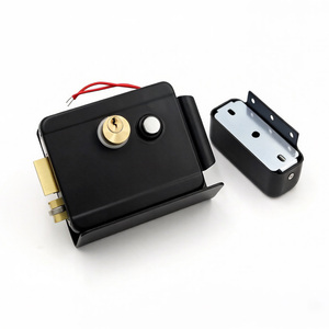 Serrure électrique de jante étanche IP66 pour extérieur avec bouton-poussoir et plaque de <span class=keywords><strong>recouvrement</strong></span>, ensemble de serrures électroniques pour portail et <span class=keywords><strong>porte</strong></span>, fabricant chinois - Product Image 4