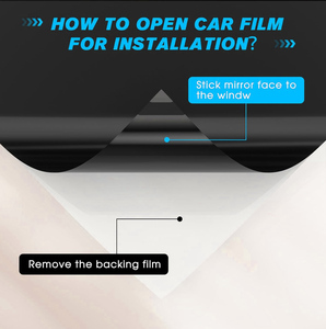 Película de tinte para ventana de coche profesional de alta calidad, Material PET, aislamiento térmico y función antiarañazos de Color negro frío - Product Image 6