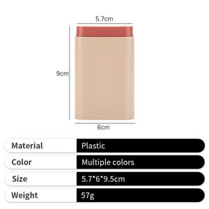 Cadeaux promotionnels, boîtes à pilules en plastique, petite boîte à pilules de voyage, design tiroir, organiseur de pilules pour 2025 - Product Image 4