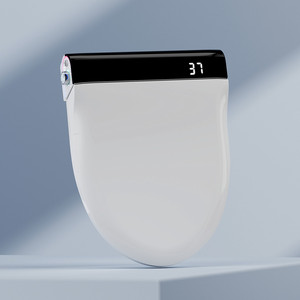 Siège de <span class=keywords><strong>toilette</strong></span> intelligent électronique avancé pour femmes, avec télécommande, chauffage, rabattement automatique et couvercle lavable - Product Image 1