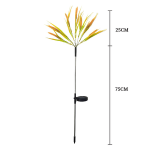 Luces Decorativas LED con Forma de Espiga de Trigo, IP65 Impermeables, Alimentadas por Energía Solar, Luz Blanca Cálida para Decoración de Jardín, Patio y Casa de Campo - Product Image 3