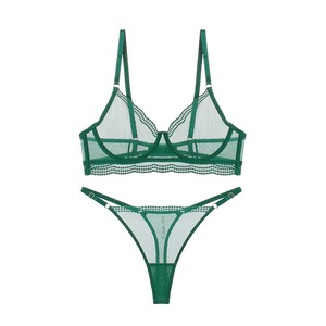 Ensemble de lingerie ultra-fine en maille transparente sexy pour femme mature - Product Image 6