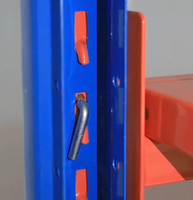 Étagère de rangement pour pièces d'atelier avec séparateurs de compartiments, plateaux en acier réglables sans boulons, étagère démontable de moyenne capacité