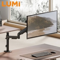 LDT97-C012PE 17 "-32" 9kg Super économique monté sur poteau mécanique ressort unique moniteur bras ordinateur VESA support de support de montage