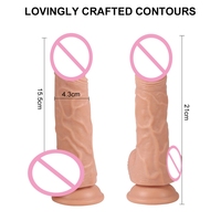 Bestseller Big Silicone Dildo Thrust ing Uper Big Penis Dildo Vibrator für Frauen Sexspielzeug