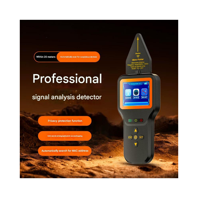 DS818 10MHz- 4GHz Ai Signal Detection Analyzer Detects the Strength of Broadband Radio Waves GPS Tracker Camera Bug Gsm Finder
