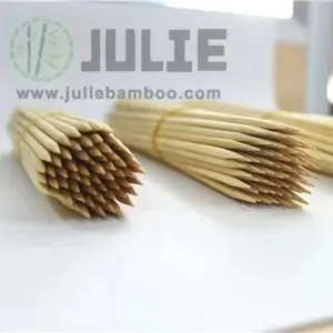 Food-Contact Grade Disposable High Quality Hygienic 100% Natural Birch Wood Stick Wooden Skewer Bamboo Skewer