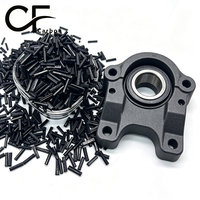 Composé de nylon 66 à fibres de carbone longues PA66 LCF20 à LCF60 à rapport de remplissage personnalisé pour supports de châssis de robot moulés par compression