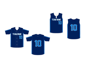 Maillot de baseball personnalisé sans manches à boutons intégraux pour équipe - Product Image 6