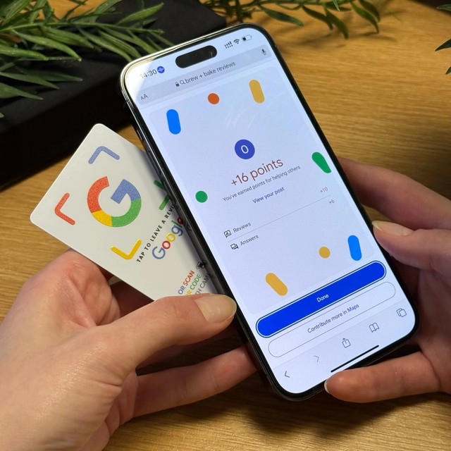 CR80 Programmable Plastic Access Control Card with QR Code Scan NFC 213 215 216 Google Review Compatible with NFC Devices