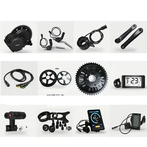 أجزاء Ebike بافانغ منتصف محرك السيارات BBS01 BBS02 BBSHD دراجة كهربائية تحويل عدة 250W / 500w /750W /1000W مع C965 عرض