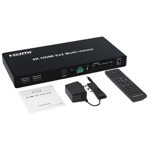 8x2 Multiviewer for <strong>HDMI</strong> Switch 4K 1080p Resolution 8 <strong>Input</strong> <strong>2</strong> <strong>Output</strong> Display Switch - Product Image 3