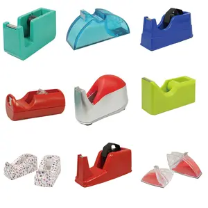 Wholesale Cheap Office School Manual Taper Cutter Gummed Mini Plastic Tape Holder Dispenser