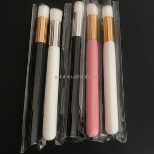 Private Label Doux Cheveux Cils Nettoyant Brosses Cils Shampooing Nez Nettoyage Bois Correcteur Poignée Brillant À Lèvres Application Petit - Product Image 6
