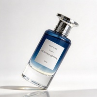 Flacon de parfum en verre vide coloré le plus vendu, 50 ml, cylindrique, avec bouchon en alliage de zinc