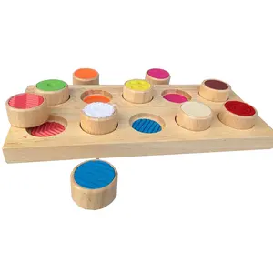 Colorful Tactile Matching Maze Toy Soft Touch Textures Matching Game Toy