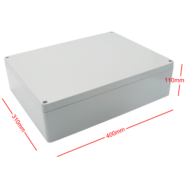 IP67 Waterproof Outdoor Aluminum Electrical Enclosure Weatherproof Junction Box for Wiring and Cable Management
