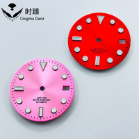 Vente directe d'usine, cadran de montre NH35, date, luminescent, noir, bleu, vert, rouge, argent, vente en gros, personnalisation DIY