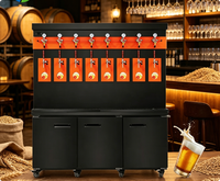 Sistem Bir Draft Komersial Mesin Keg Bir Mesin Draft Baja Tahan Karat Tabung Es Bir