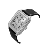 Jam Tangan Pria Mewah Baru dari Baja Anti Karat dengan Desain Persegi Panjang, Jam Tangan Mekanik Otomatis dengan Safir