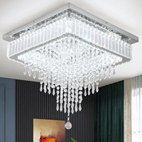 Lustre suspendu en cristal à LED 120W avec changement de couleur, certifié SAA, pour appartement intelligent